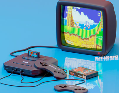 Sonic & Sega — obra de Santiago Valencia