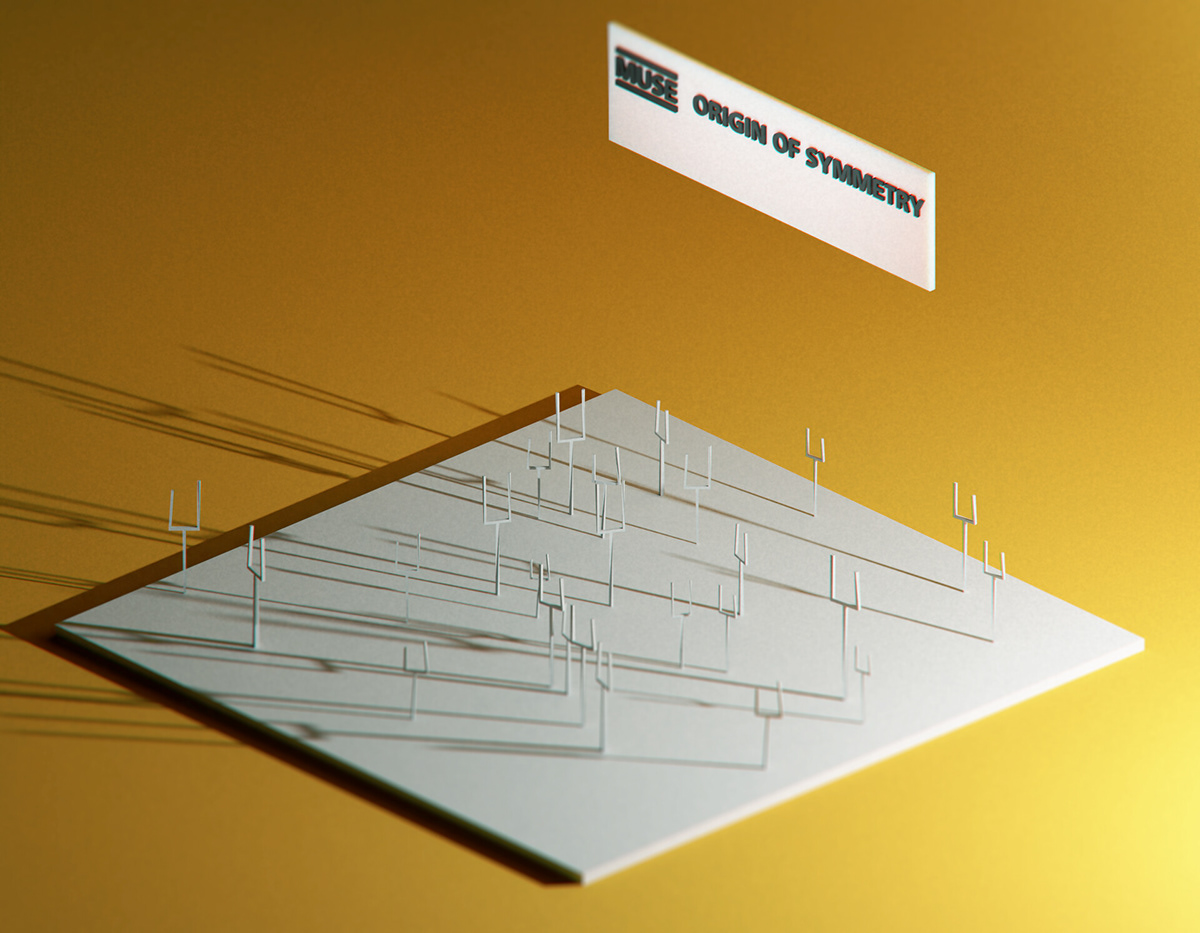 Interpretación isométrica de Origin of Symmetry de Muse